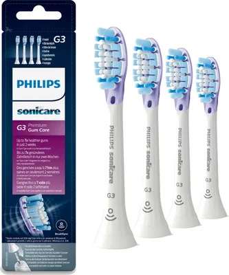 Image de Philips HX 9054/17 4 Bürstenköpfe weiß Premium Gum Care (HX9054/17)