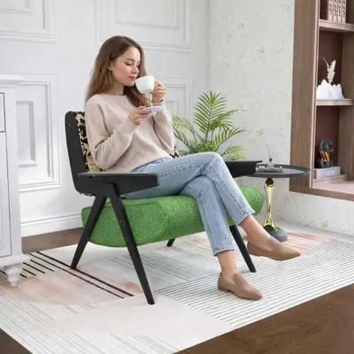 Zdjęcie produktu dla Nowoczesne fotele o wyjątkowym designie. Eleganckie meble tapicerowane do salonu