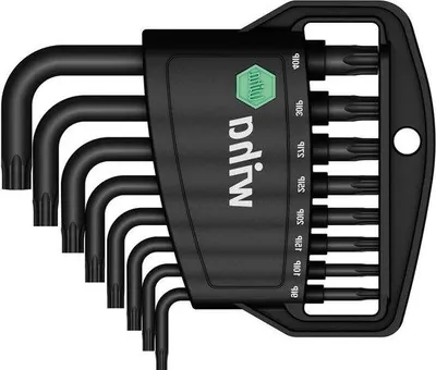 Immagine prodotto di Set di chiavi Torx Plus nero, 9 pezzi, a base di ossido