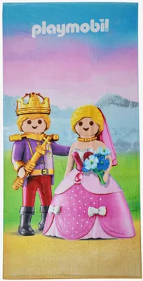 Produktbild von PLAYMOBIL Hochzeit Badetuch 70 x 140 cm - Baumwolle