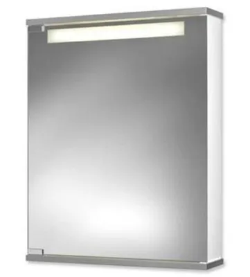 Produktbild von Spiegelschrank Cento 50 LS Front 50cm Aluoptik, 114311010-0140