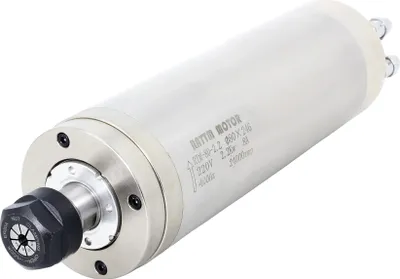 Produktbild von Wassergekühlter Spindelmotor, Hochgeschwindigkeit 24000 U/min, ER20 Spannzangen Größe, Nur Spindel