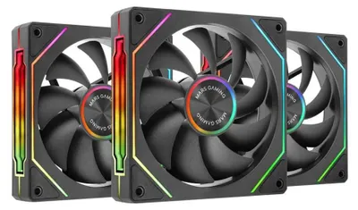 Imagen del producto de Mars Gaming Kit Ventil. 3En1 120Mm Argb