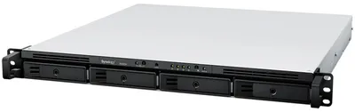 Produktbild von Synology RackStation RS822+ - NAS-Server - 4 Schächte - Rack - einbaufähig - SATA 6Gb/s - RAID RAID 0, 1, 5, 6, 10, JBOD - RAM 2 GB - Gigabit Ethernet - iSCSI Support - 1U