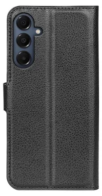 Produktbild von Für Samsung Galaxy A17 5G / 4G Kunstleder Book Wallet Handy Tasche Hülle Schwarz