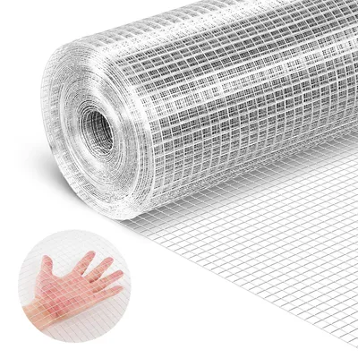Produktbild von Drahtgitter Feinmaschig - Maschendraht Rolle 1 x 20 m - Drahtstärke 0,8 mm - Maschenweite 12,7 x 12,7 mm - Feuerverzinkt - Für Voliere Kaninchenstall Hühnerzaun