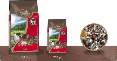 Produktbild von Deli Nature Nager 5*-Menü CHINCHILLA (Hagebutte) 2,5 kg