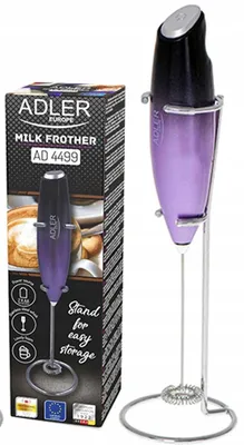 Zdjęcie produktu dla Spieniacz Do Mleka Z Mieszadłem I Stojakiem ADLER AD 4499