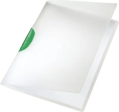 Produktbild von Leitz 41750055, Grün, Weiß, Polypropylen (PP), 30 Blätter, A4, 221 mm, 8 mm