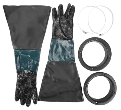 Productafbeelding van Solidchoice - Zandstraalhandschoenen met O-Ringen, 60 cm