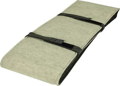 Produktbild von Bierbankauflage für Bierzeltgarnitur 120cm x 25cm (1 Stk.), Auflage: Grau-Beige