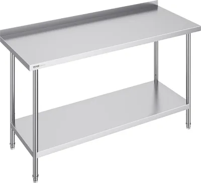 Zdjęcie produktu dla Stół Roboczy Gastronomiczny ze Stali Nierdzewnej – 61x91x152 cm