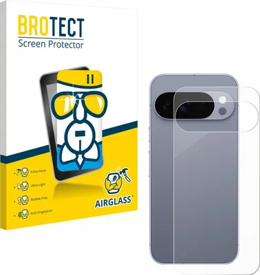 Produktbild von BROTECT Schutzglas für Google Pixel 10 Pro (Rückseite) Schutzfolie Panzer Folie Glas Display Schutz klar