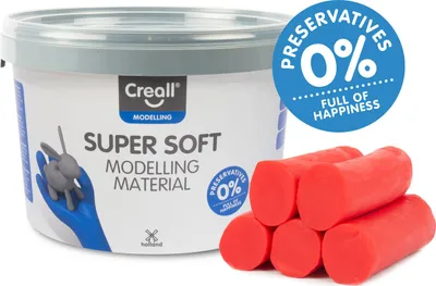 Image de Creall Creall Argile Super Douce Rouge