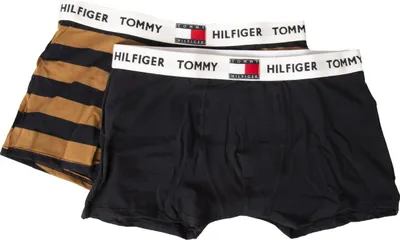 Zdjęcie produktu dla Zestaw 2 par bokserówek dla chłopców, chłopięce, zestaw dwupakowy TH TOMMY HILFIGER, numer artykułu UB0UB00364 2P TRUNK PRINT, rozmiar XL – dla młodzieży w wieku 14–16 lat, 95% bawełna, 5% Elasthan
