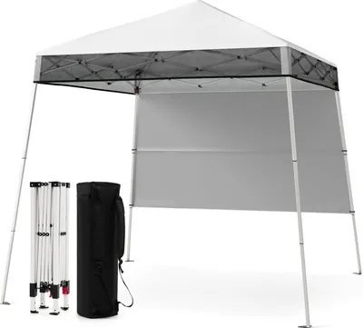 Immagine prodotto di Gazebo pieghevole 2x2m, regolabile, impermeabile, bianco