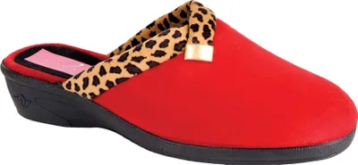 Image de Lunar - Pantoufles pour femmes "Michelle" GS419 (36 EU) (Rouge)