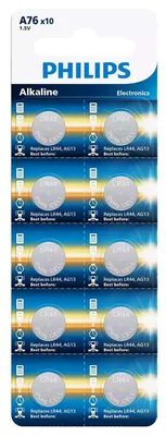 Image de Piles Alcalines Lr44 Philips Longue Durée Pour Petits Appareils - Philips