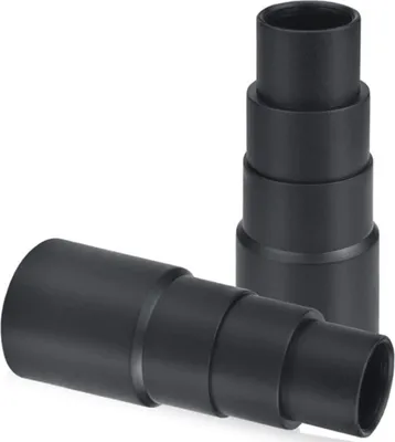 Zdjęcie produktu dla zestaw 2 uniwersalnych adapterów przyłączeniowych hoover 21-35mm do dyszy podłogowej hoover | adapter przyłączeniowy | uniwersalny reduktor do dyszy hoover | rura ssąca - adapter akcesoriów | kolor czarny