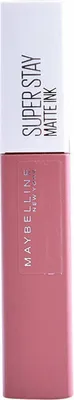 A close-up studio shot of a Maybelline SuperStay Matte Ink Liquid Lipstick.