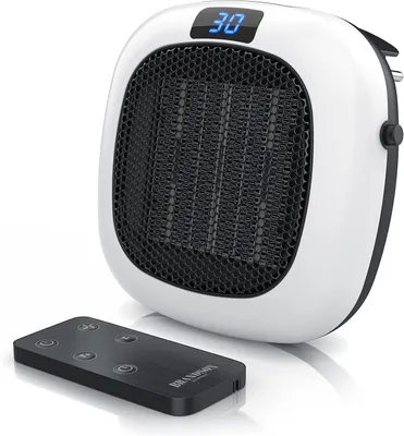 Produktbild von mit Fernbedienung, 700 W stufenlose Temperaturregelung 15-30°C mit Thermostat, Timer 1-12 Stunden, Überhitzungsschutz, Heizung mit Thermostat