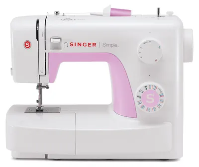 Produktbild von Mechanische Nähmaschine Simple 3223 (weiß/pink)