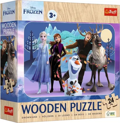 Immagine prodotto di Holz Puzzle Junior 24 - Disney Frozen