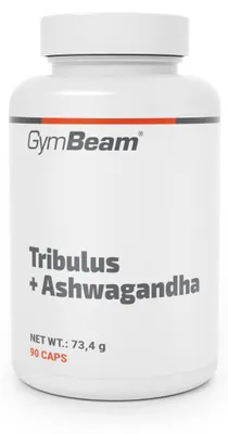 Produktbild von GymBeam - Tribulus + Ashwagandha, 90 Kapseln