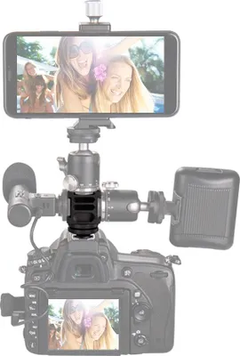 Produktbild von Universeller Kaltschuh-Kamerahalterungsadapter aus Aluminiumlegierung mit 4 1/4 Zoll Schraube für Mikrofon, LED-Videolicht, Monitore, Zubehör, Sony, Canon, Nikon, DSLR, DV-Kameras, Blitzhalterung