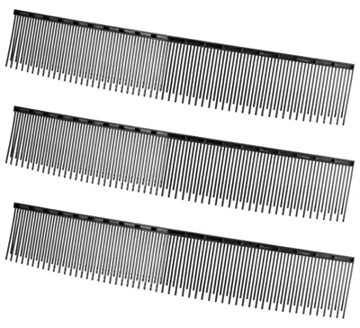 Image de SucceBuy - Lot de 3 brosses de rechange pour balayeuse de pelouse, 59,5 x 10,5 cm, compatibles avec les balayeuses à feuilles, pièces de rechange pour ramasse-feuilles, tête de brosse avec poils en forme de V pour un ramassage efficace de l'herbe et des feuilles