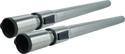 Produktbild von vhbw 2x Staubsaugerohr kompatibel mit Miele S8370, S8370-CH, S8320, S8330, S8340, S8360 Staubsauger - 35 mm Anschluss, 60 - 100cm Schwarz Silber