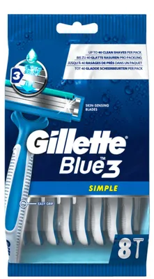 Image de Gillette Blue3 - wegwerpscheermesjes - simple 8st