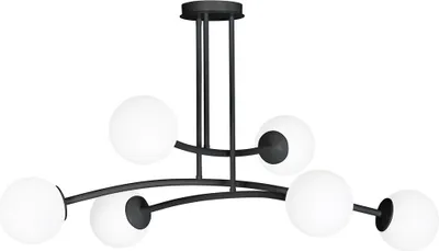 Immagine prodotto di Lampadario Emibig 6xE14 40W HALLDOR 6 NERO 1024/6