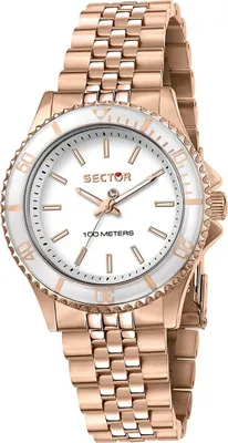 Produktbild von Sector Edelstahl Damen Uhr Analog Casual Armbanduhr rosegold D2USE53161531