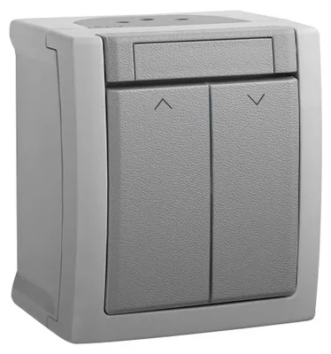 Image de Interrupteur pour volet roulant FR snap-on IP54 - Interrupteur pour volet roulant 90591018-DE