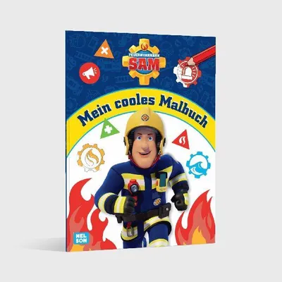 Produktbild von Feuerwehrmann Sam: Mein cooles Malbuch