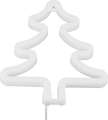 Image de Arbre de Noël moderne en néon Enseigne LED en néon Chambre à coucher Décoration de fête de NoëlLumière bleue