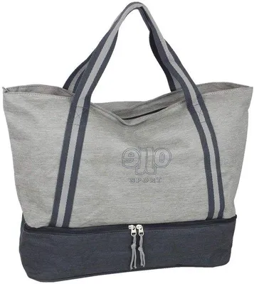 Produktbild von XXL Sporttas aus Kunststoff für Strand und Freizeit, Damen Rucksack mit Reißverschluss