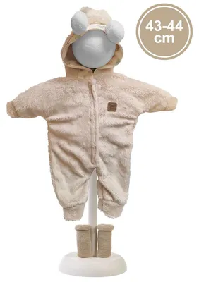Obrázok produktu pre Llorens M844-03 Oblečenie pre bábiky NEW BORN, veľkosť 43–44 cm