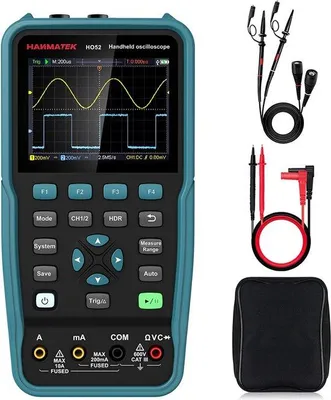 Image de Oscilloscope portable 50 MHz - 2 canaux - Oscilloscope/multimètre 2 en 1