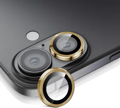 Produktbild von Kamera Linsenschutz Glas Set für Apple iPhone 17 Schutzglas Camera Linse Panzerfolie 9H Gold