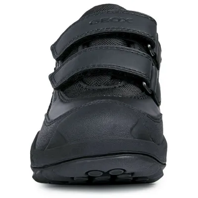Image de Geox - Baskets pour enfants "Savage", cuir FS7272 (26 EU) (Noir)