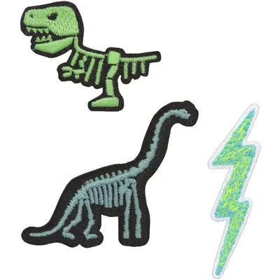 Produktbild von Lässig Dino Textil Sticker 3tlg.