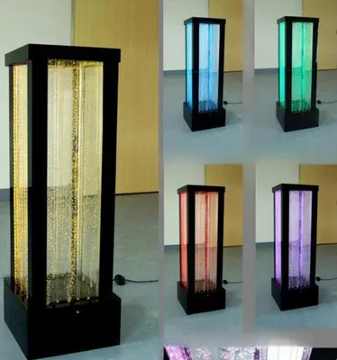 Produktbild von Wasser Säule 40*120cm Wasserwand Säulen Wand Trennwand Led Beleuchtet Dekoration