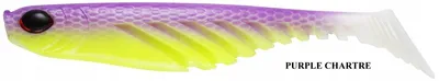 Produktbild von Berkley RIPPLE SHAD Gummiköder 7cm Purple Chartreuse