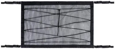 Immagine prodotto di Rete per bagagliaio auto - 78 x 53 cm - Universale - Nera - Regolabile - Poliestere - Organizer per bagagliaio
