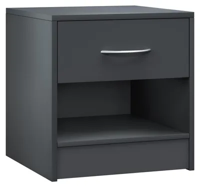 Immagine prodotto di CASARIA® Comodino 41x39x28 cm Spazioso Cassetto Portaoggetti con Maniglia Ripiano Aperto Comodini Tavolino da Notte Arredamento Camera da Letto