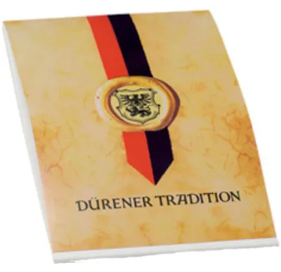 Produktbild von Rössler Papier 20100401 Briefkartenblock Dürener Tradition - A6, 25 Stück, satiniert