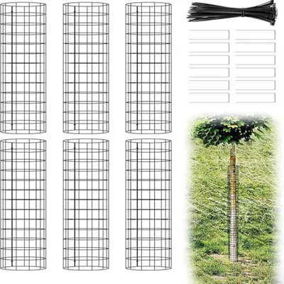 Produktbild von Metallisches Baumschutzgitter, Set mit 6 Stück
