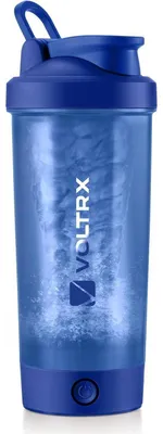 Productafbeelding van Elektrische eiwitschudbeker, 24 oz, blau, oplaadbaar via USB-C, stille werking, BPA-vrij